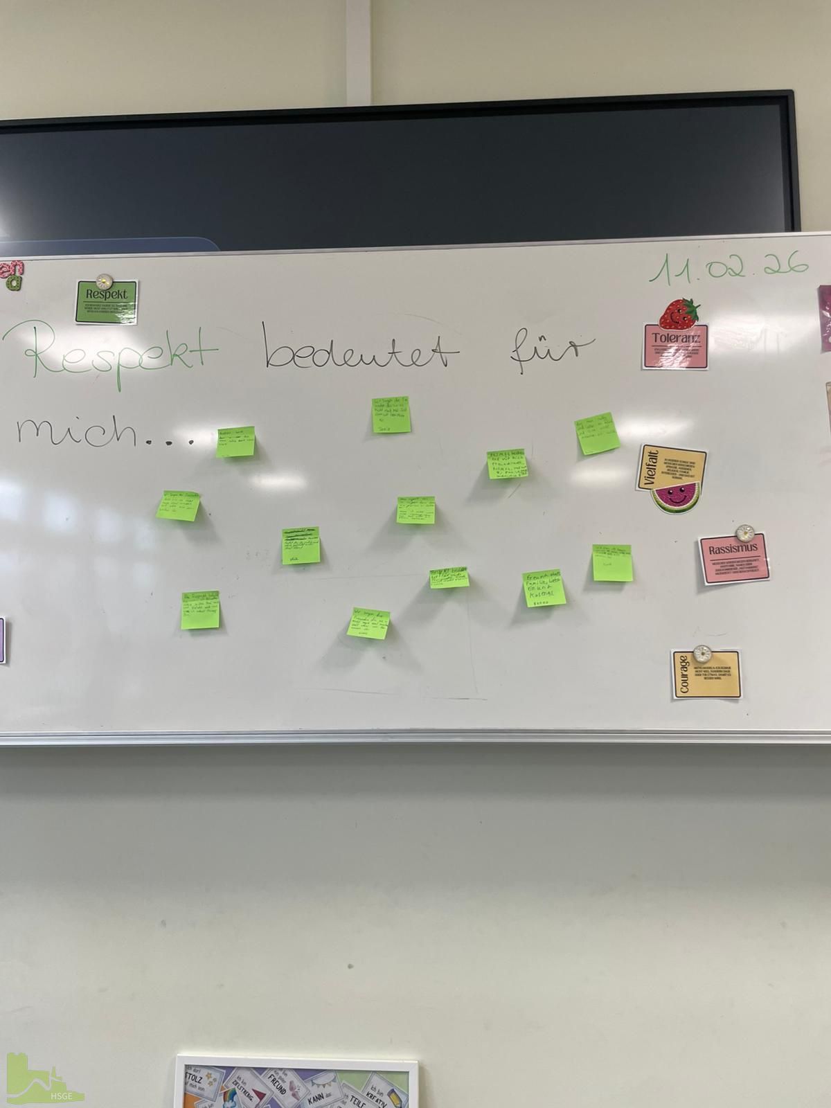 Projekttag zur „Woche des Respekts“ – im Rahmen von „Schule ohne Rassismus – Schule mit Courage“
