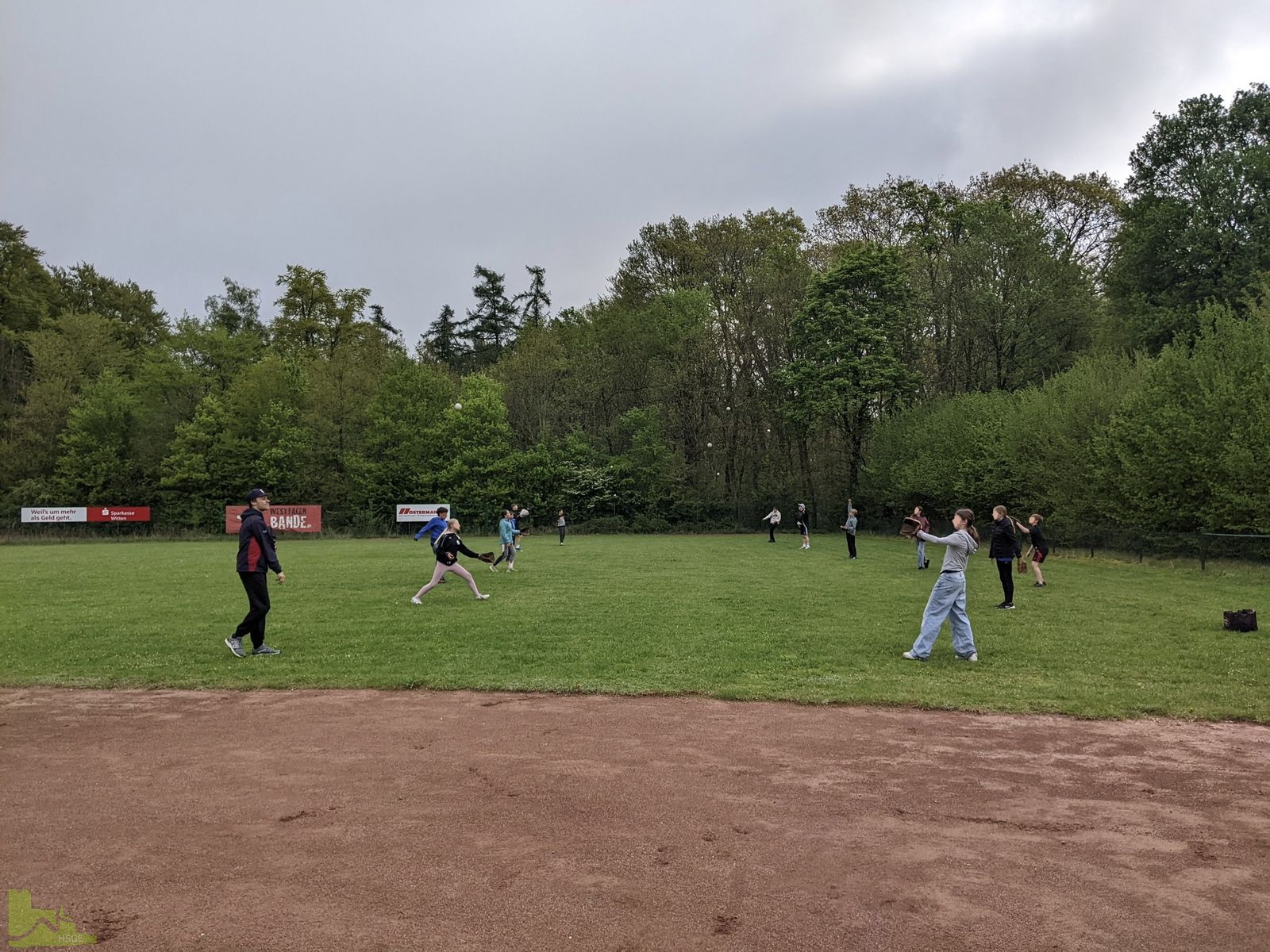 Baseballtraining mit den Witten Kaker Lakers 