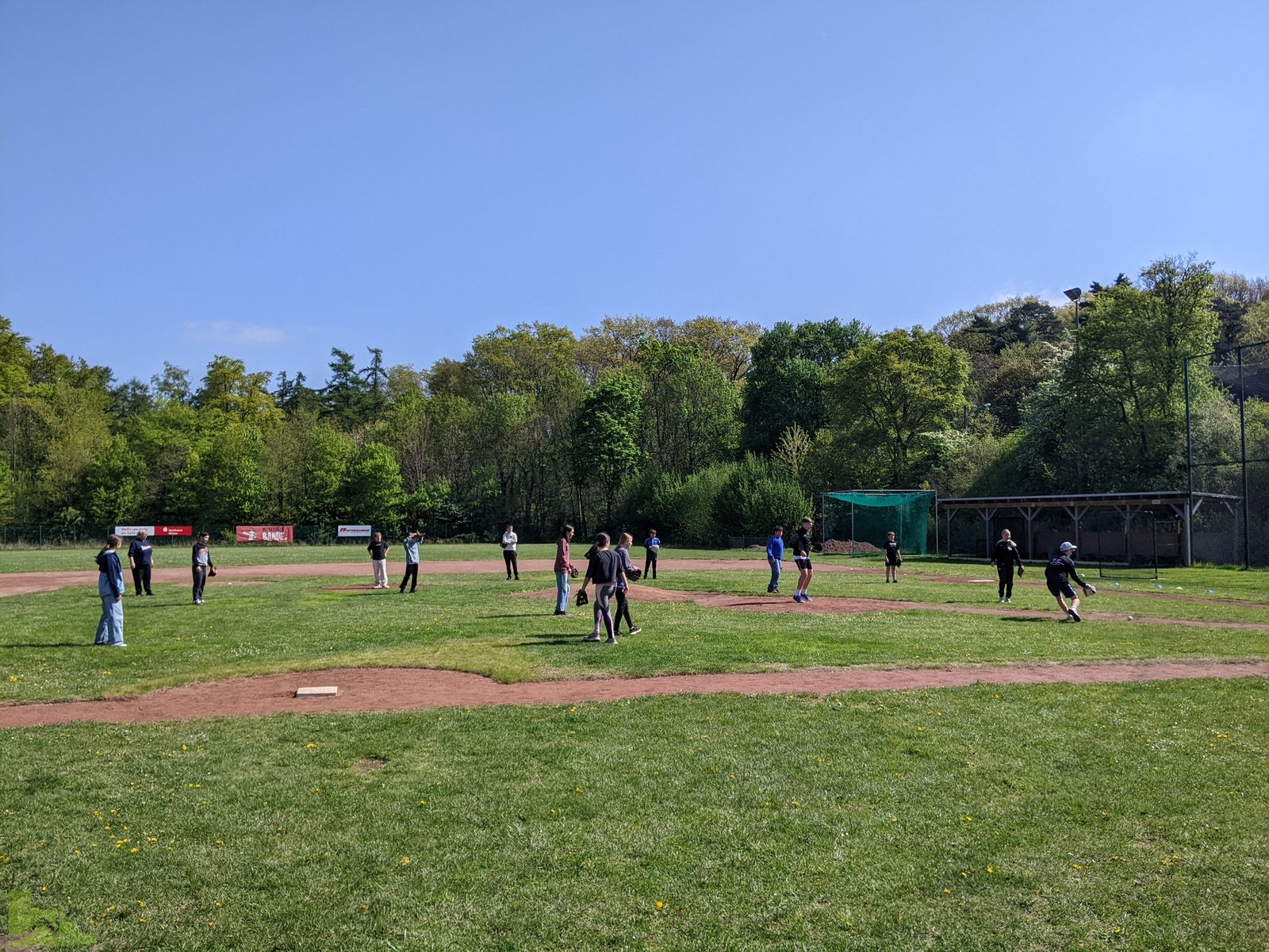 Baseballtraining mit den Witten Kaker Lakers 