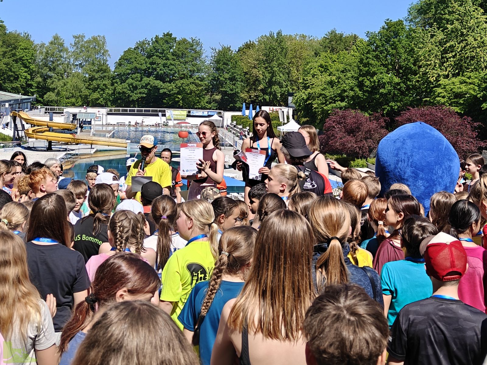 Erfolgreicher Swim & Run im Freibad Witten-Annen - Hardenstein ist beste weiterführende Schule
