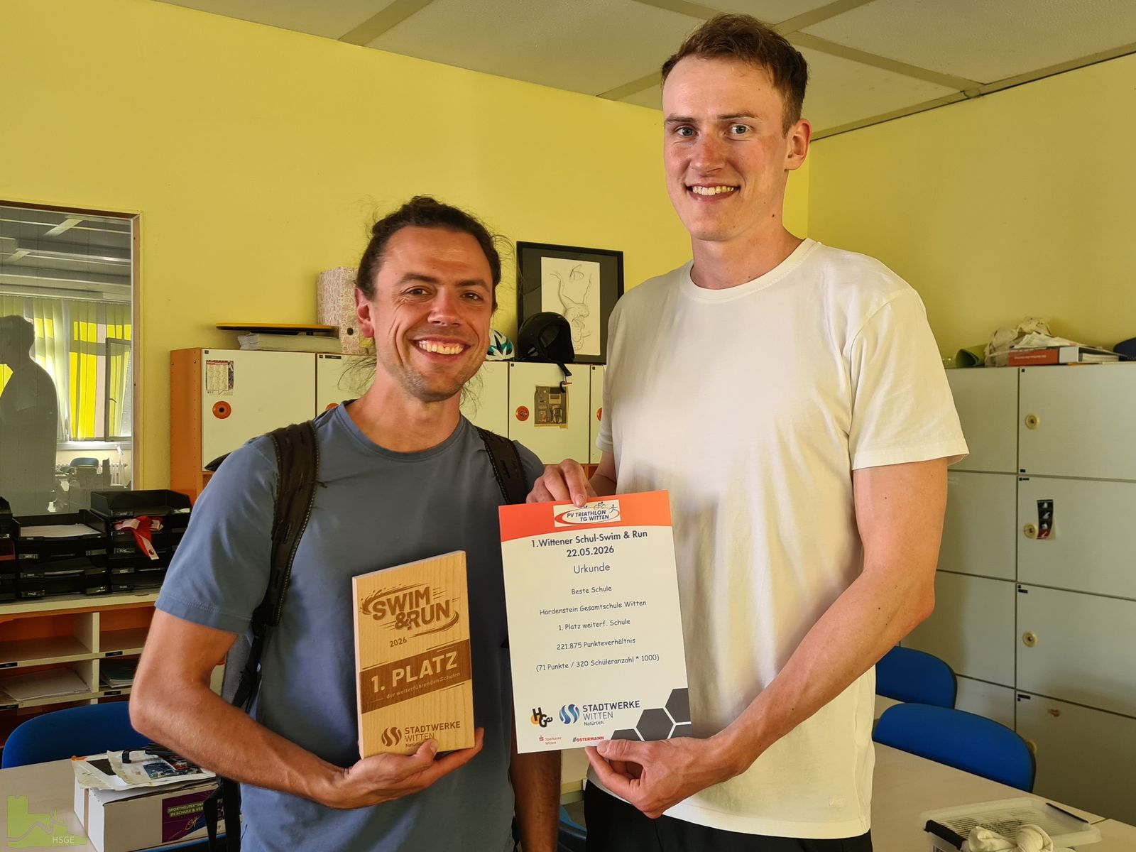Erfolgreicher Swim & Run im Freibad Witten-Annen - Hardenstein ist beste weiterführende Schule