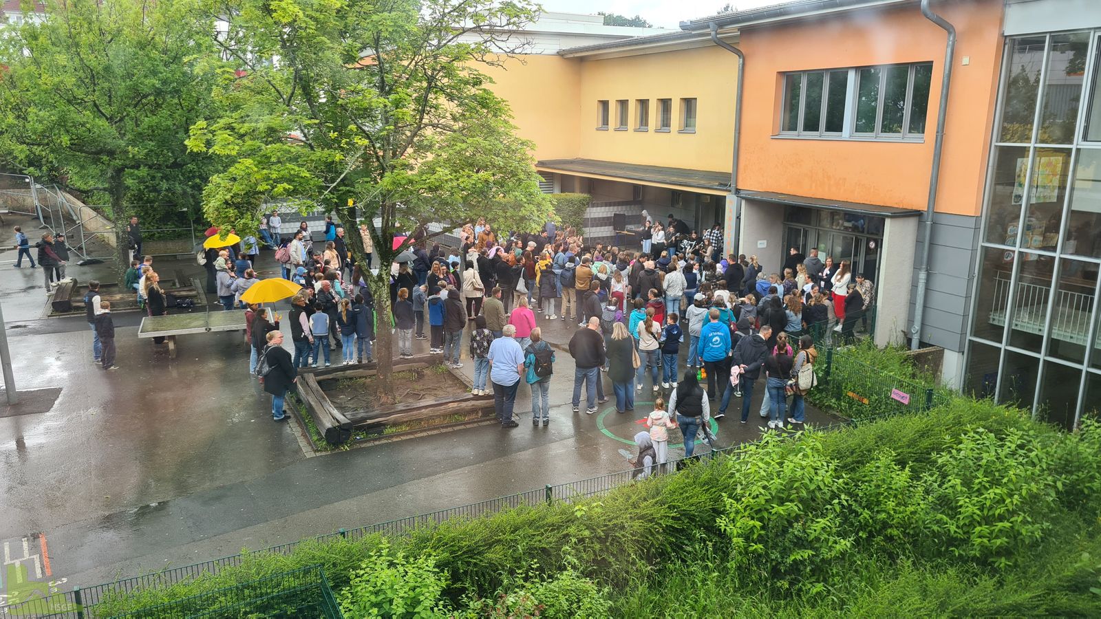 Neue 5. Klassen trotzen Regen beim Kennenlernnachmittag