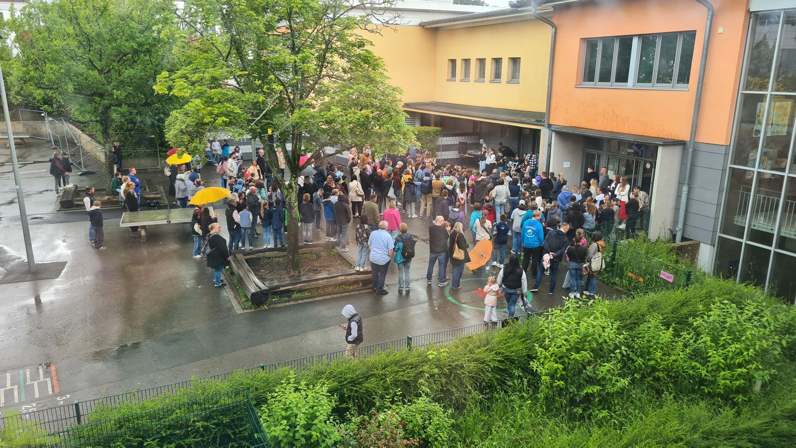 Neue 5. Klassen trotzen Regen beim Kennenlernnachmittag