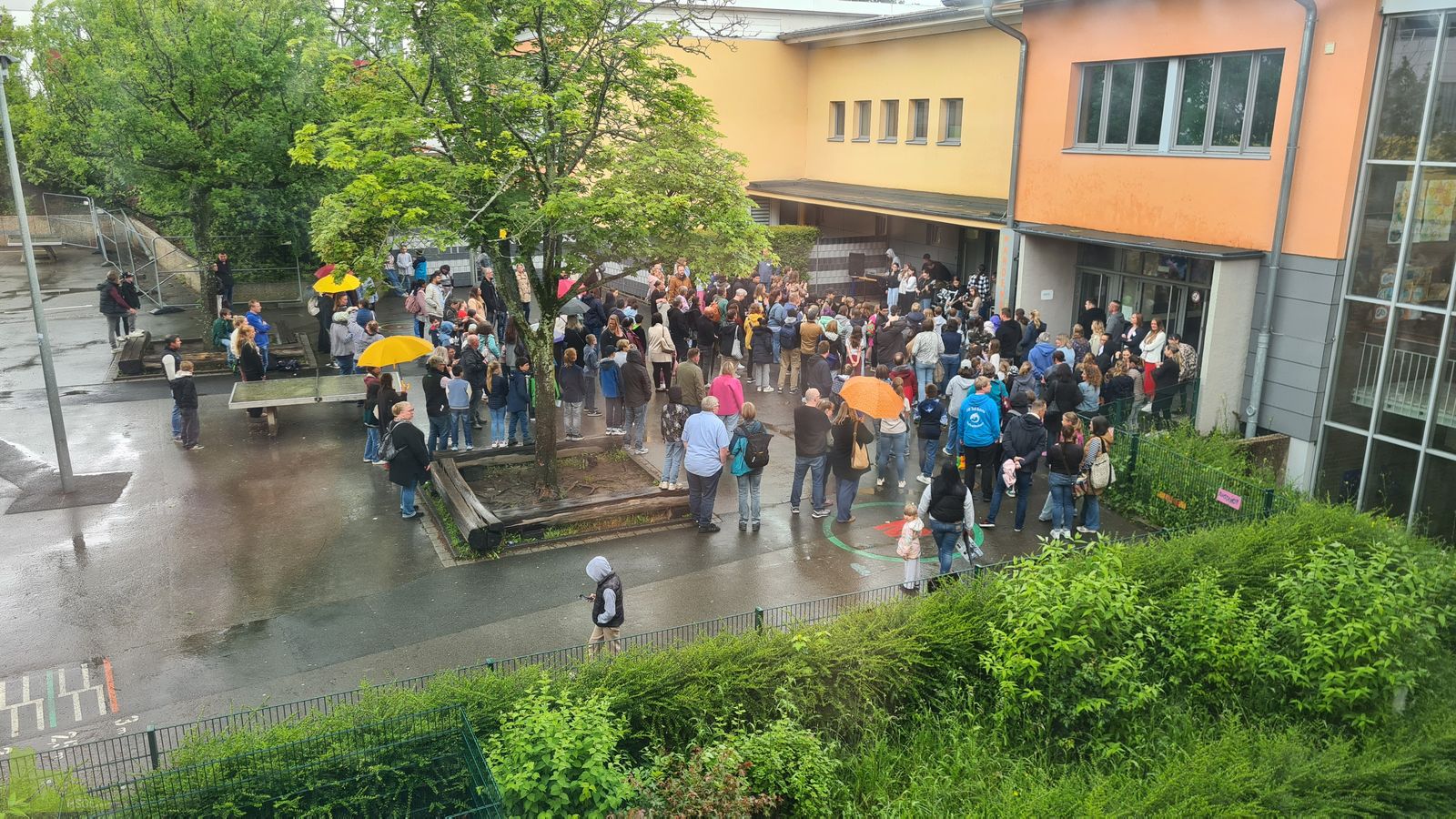 Neue 5. Klassen trotzen Regen beim Kennenlernnachmittag